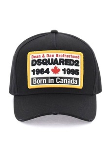 Dsquared2 baseball cap with logoed patch