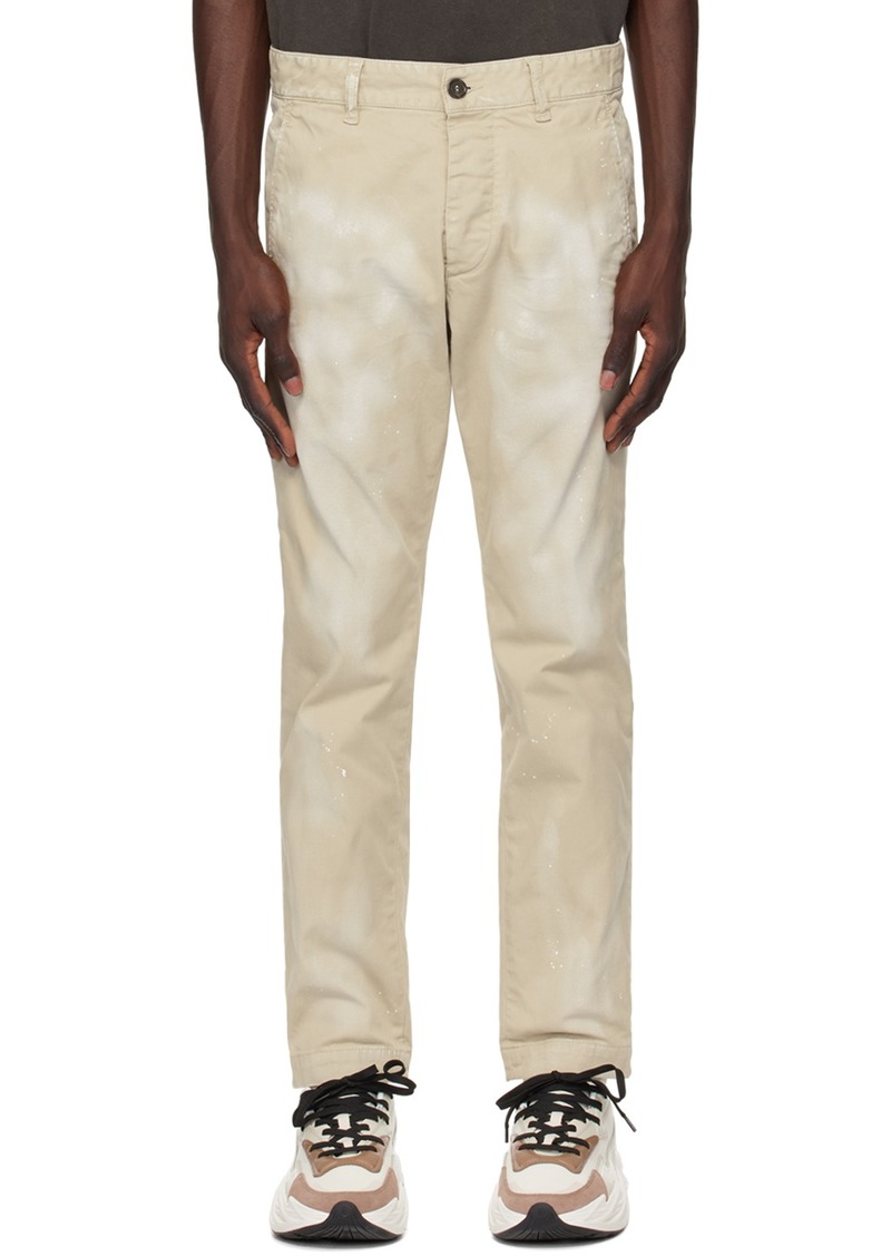 Dsquared2 Beige Cool Guy Jeans