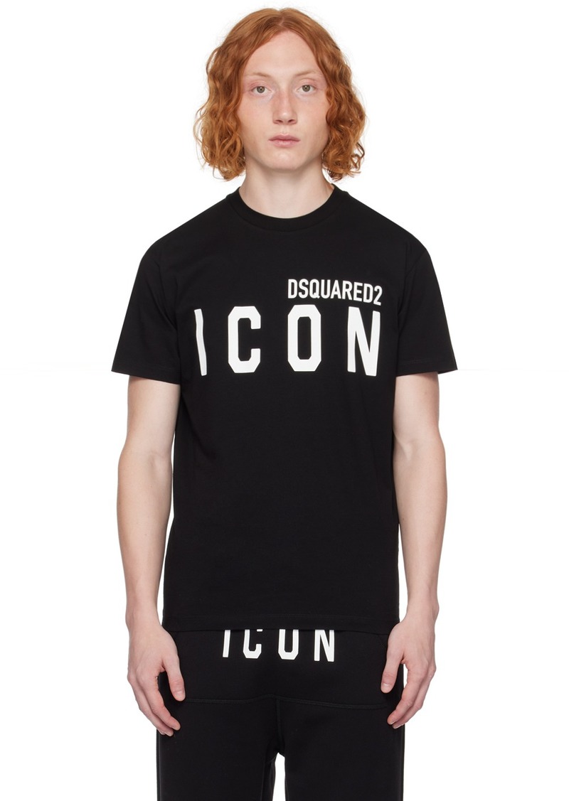 Dsquared2 Black 'Be Icon' T-Shirt