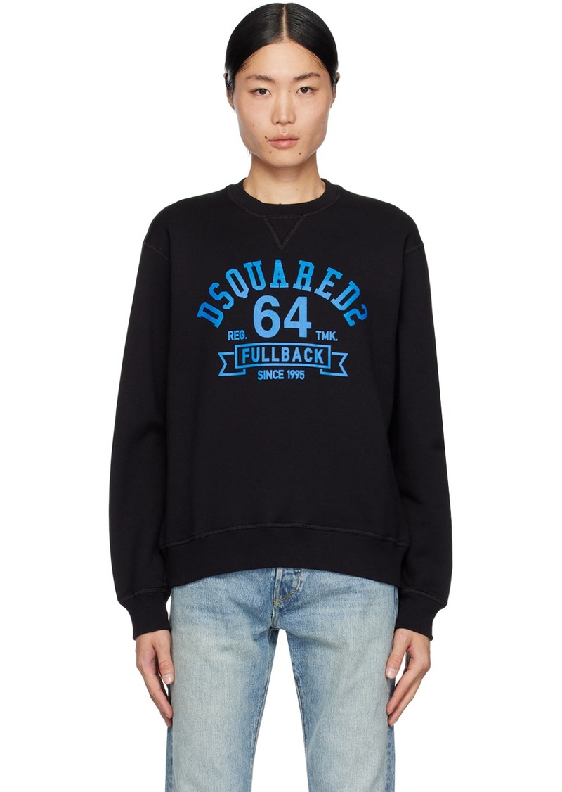 Dsquared2 Black D2 Cool Sweatshirt