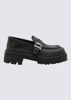 DSQUARED2 BLACK LEATHER LOAFERS