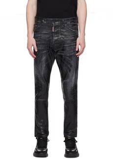 Dsquared2 Black Shiny Jeans