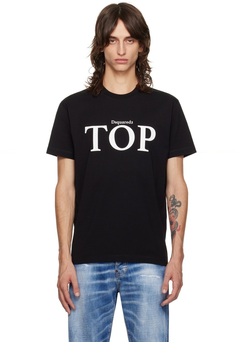 Dsquared2 Black 'TOP' Cool Fit T-Shirt