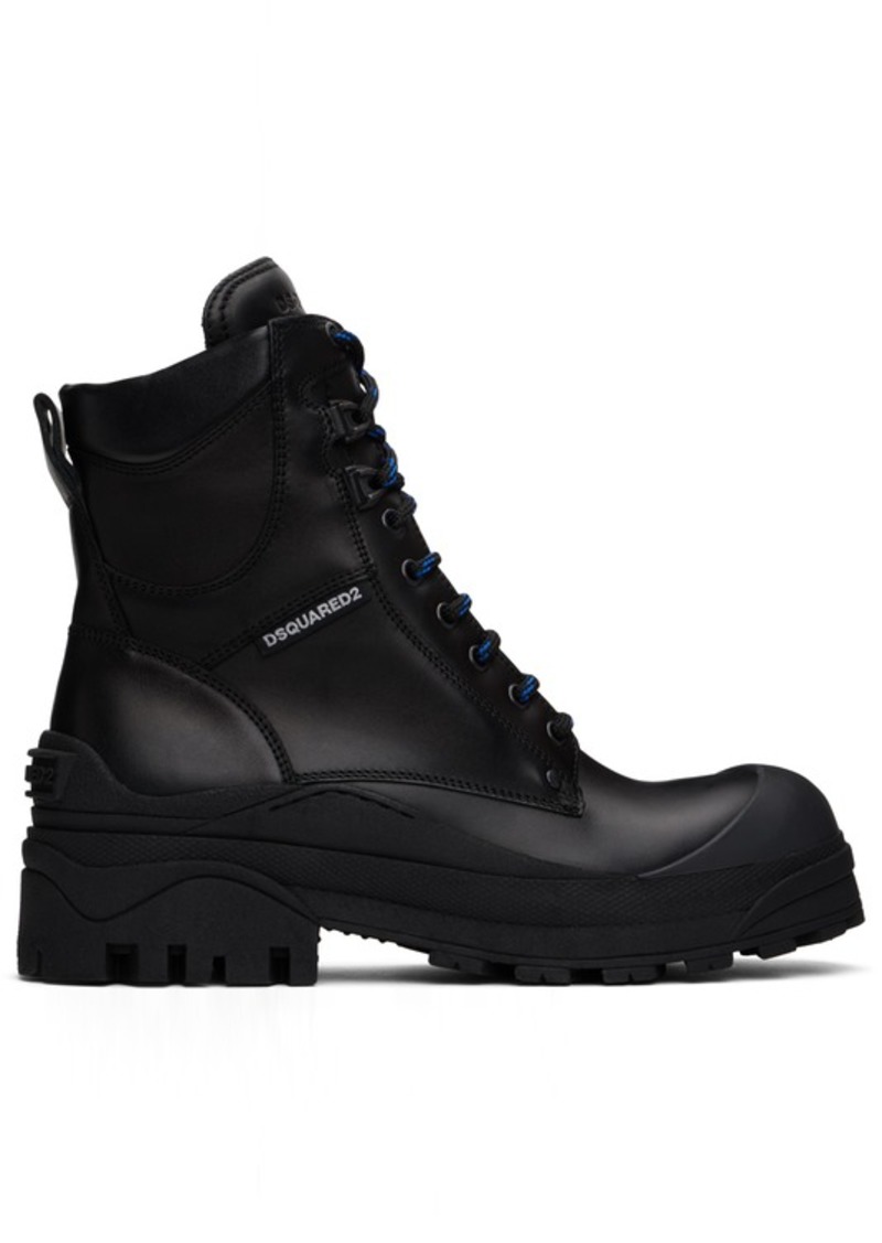 Dsquared2 Black Urban Combat Boots