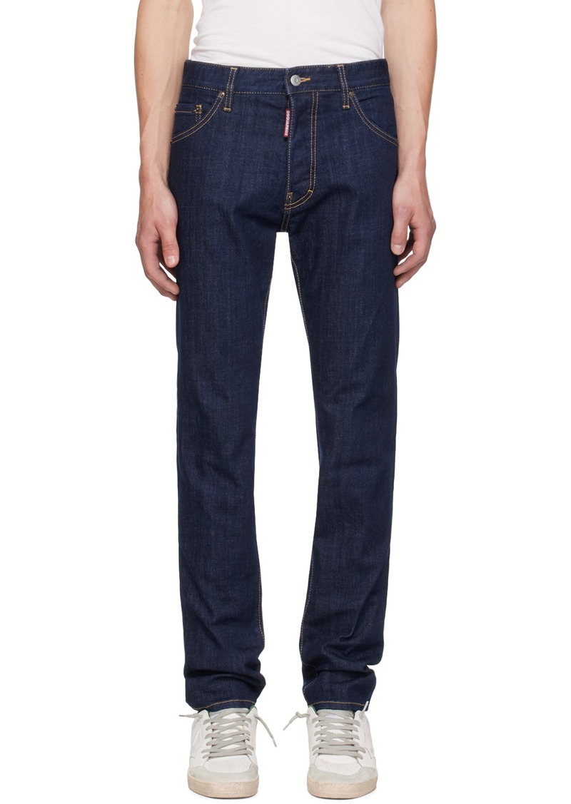 Dsquared2 Blue Dark Rince Wash Cool Guy Jeans