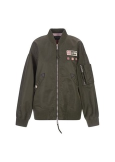 DSQUARED2 Classic Oversized Bomber Jacket In