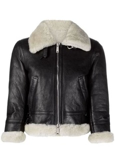 DSQUARED2 cropped shearling jacket