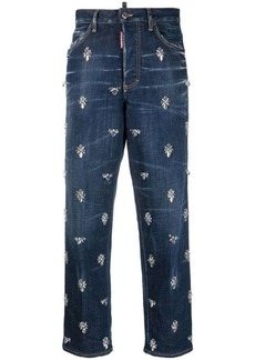 DSQUARED2 Crystal Flies high-rise jeans