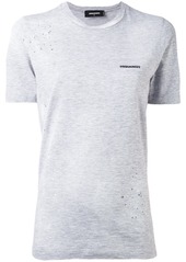 Dsquared2 distressed chest logo t-shirt