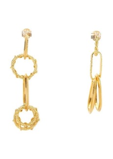 DSQUARED2 EARRING WITH CHAIN RINGS