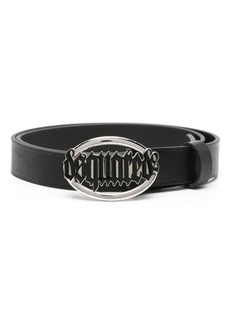 DSQUARED2 Gothic logo-buckle leather belt