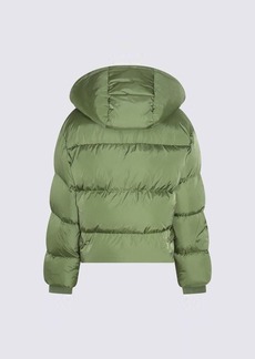 DSQUARED2 GREEN AND WHITE DOWN JACKET