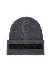 DSQUARED2  GREY BEANIE WITH LOGO