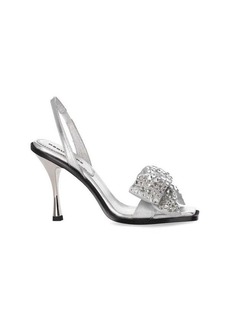 DSQUARED2  HOLIDAY PARTY SILVER HEELED SANDAL