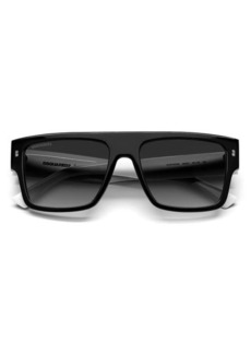 Dsquared2 Icon 56mm Flat Top Sunglasses