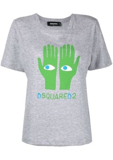 DSQUARED2 logo-print detail t-shirt