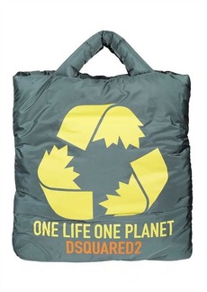 DSQUARED2 ONE LIFE ONE PLANET TOTE BAG