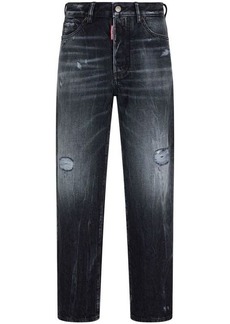 DSQUARED2 ripped straight-leg jeans