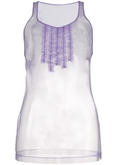Dsquared2 ruffle-trimmed tank top