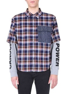 DSQUARED2 SHIRT WITH DOUBLE SLEEVES
