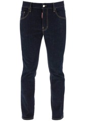 Dsquared2 skater jeans in dark rinse wash