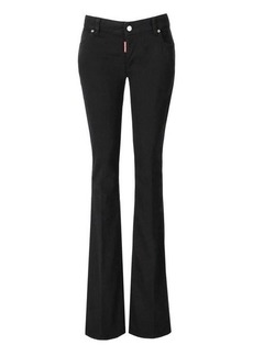 DSQUARED2  TWIGGY BLACK FLARE JEANS