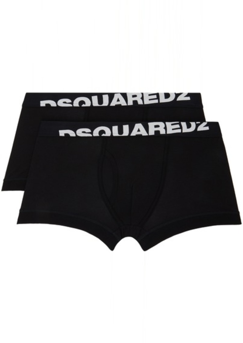 Dsquared2 Two-Pack Black Boxer Briefs