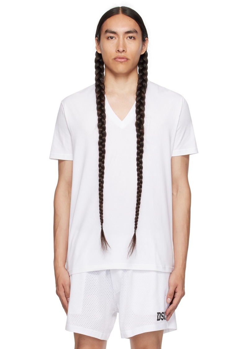 Dsquared2 Two-Pack White Basic T-Shirts