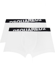 Dsquared2 Two-Pack White Boxer Briefs