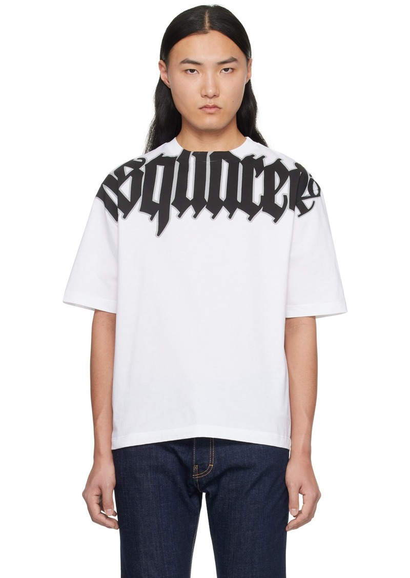 Dsquared2 White Gothic Cool Fit T-Shirt
