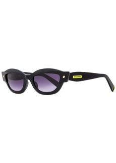 Dsquared2 Women's Ava Sunglasses DQ0335 05B Shiny/Matte Black 53mm