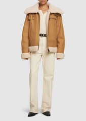 Dsquared2 Easy Shearling Aviator Jacket