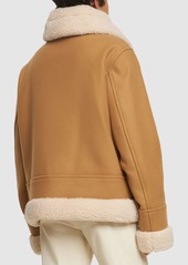 Dsquared2 Easy Shearling Aviator Jacket