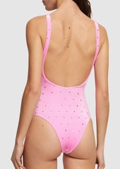 Dsquared2 Embellished Chenille One Piece Swimsuit