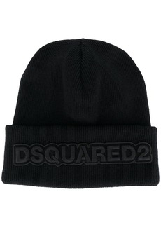 Dsquared2 embroidered logo beanie