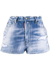 Dsquared2 embroidered rainbow shorts