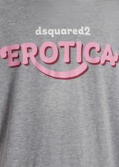 Dsquared2 Erotica Logo Printed Cotton T-shirt