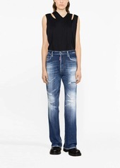 Dsquared2 faded distressed-effect jeans
