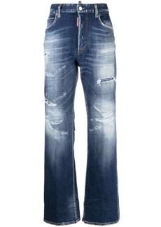 Dsquared2 faded distressed-effect jeans