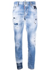 Dsquared2 faded distressed jeans