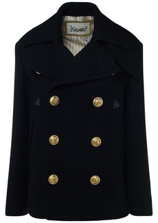 Dsquared2 Felted Wool Double Breasted Peacoat