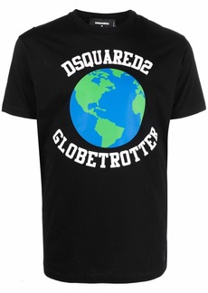 Dsquared2 Globetrotter logo-print T-shirt