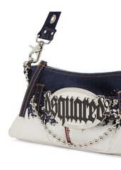 Dsquared2 Gothic Denim Shoulder Bag