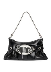 Dsquared2 Gothic Logo Belted Leather Bag