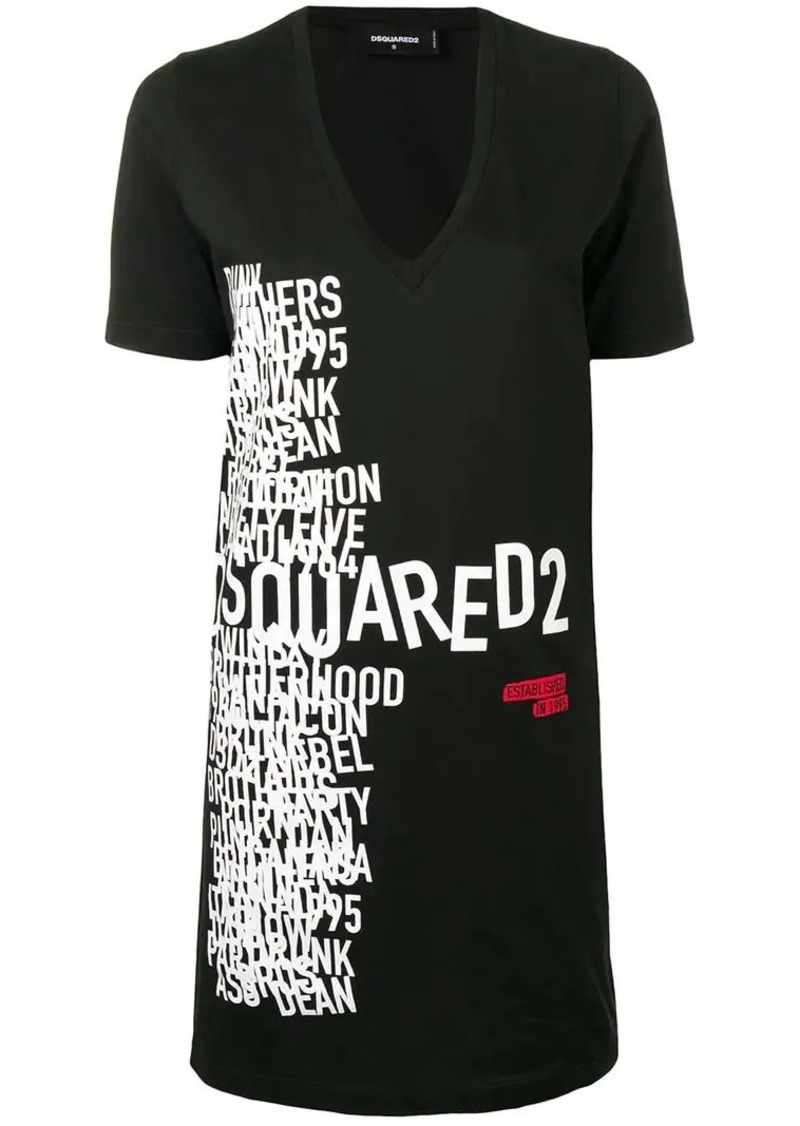 dsquared2 t shirt dress