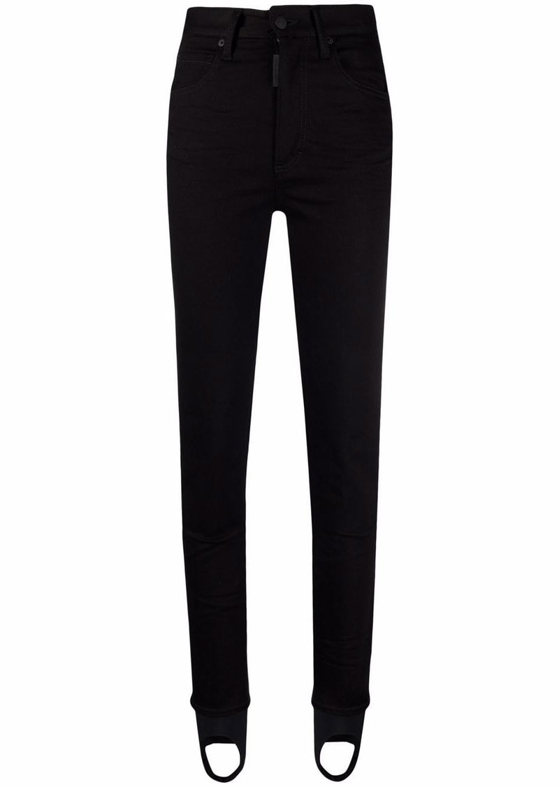 Dsquared2 high-rise stirrup jeans