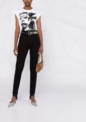 Dsquared2 high-rise stirrup jeans