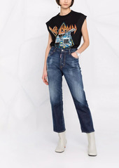 Dsquared2 high-rise straight-leg jeans