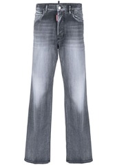 Dsquared2 high-rise straight-leg jeans