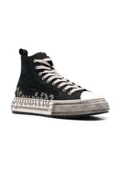 Dsquared2 high-top flatform sneakers